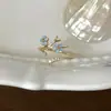 Anillo de plata esterlina s925 único de nicho para mujer con perla y flor que no se desvanece, anillo para el dedo de comida, fiesta de estudiantes de lujo ligero