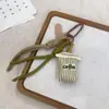 Estilo Ins Coreano Artesanal Tecido Desenho Animado Pingente Boneca Acessório de Moda Chaveiro Acessório de Bolsa Fivela de Segurança Fofa