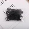 100 crianças elástico simples bebê não machuca o cabelo pequeno chirp polegar anel de cabelo de alta elasticidade cabelo corda mulheres