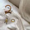 Ropa exterior de otoño estilo coreano para niños, chaqueta con cremallera de dibujos animados para niños y niñas, ropa exterior casual de gofre para primavera y otoño