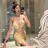 Popular Traje de Baño Coreano Nuevo 2026 para Mujer, Bikini Sexy de Tres Puntos para Chicas Calientes, Conjunto de Tres Piezas para Playa y Costa