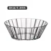 Prato de Acrílico Colorido para Lanches e Frutas Secas para Casa, Plástico Resistente a Quedas, Transparente, Prato para Sementes de Melão e Doces