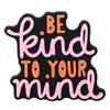 Nueva Frase Inspiradora Joyería Pegatinas Decorativas Accesorios Hechos a Mano DIY Pasador Funda para Teléfono Móvil Parche de Pegamento Suave de PVC Texto