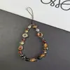 Cadena Original para Teléfono Móvil con Diseño de Cuentas Retro Muñequera ccd Cordón Llavero para Teléfono Móvil Colgante para Bolso Cadena Colgante