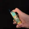 Isqueiro Azul com Chama à Prova de Vento, Perfumado, Personalizado, Tendência 2026, Novo Modelo, Atacado para Supermercados e Lojas de Conveniência
