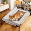 Cama para cães e gatos estilo militar para todas as estações, elevada do chão, para cães de pequeno e médio porte, cama de verão respirável, cama militar à prova de umidade para cães