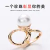 Hebilla para pañuelo de seda, anillo pequeño cuadrado para bufanda, broche de perla simple, sujetador versátil para chal, hebilla para esquina de ropa, accesorio creativo