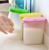 Tarro Ovalado Creativo de Plástico de Grado Alimenticio para Condimentos Caja de Condimentos de Pimienta para Cocina con Tapa