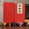 Juego de Tazas de Té de Arcilla Púrpura Caja de Regalo Taza Maestra de Cerámica China Taza de Té Juego de Té Kung Fu Souvenir de Fiesta Anual Regalo Personalización