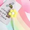 Tanabata Infantil Coração de Menina Decorações Decorativas para Assar Bolo de Aniversário Flores Pequenas Acessórios de Cartão Conjunto Plugável