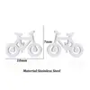 Brincos Studs Geométricos Minimalistas Estilo Europeu e Americano Aço Inoxidável Preto Formato Estrela Lua Coração Brincos Mini Pequenos da Moda Atacado