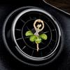 Clip de perfume para salida de aire de coche con diseño de bailarina, moderno y creativo, para aromaterapia interior de coche, pasta aromática, joyería.