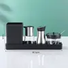 Conjunto de Potes para Condimentos e Pimenta de Aço Inoxidável 304 para Restaurantes Comerciais Garrafa Criativa para Molho de Soja Garrafa para Vinagre para Restaurantes