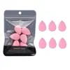 Mini Mini tamanho pequeno Ovo de Maquiagem Beleza Algodão de Maquiagem Super Macio Sem Pó Ovo de Maquiagem para Sombras Lábios Unhas Soprador de Pó para Maquiagem