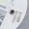 Adecuado para Apple Watch S11 Correa de Reloj iWatch Ultra Patrón H de Apple Correa de Silicona con Hebilla de Pasador