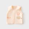 Chaleco para Bebé Chaleco Protector de Vientre Otoño e Invierno Doble Capa Chaqueta sin Mangas para Niños Top Cálido de Algodón Puro para Recién Nacido