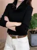 Nueva moda casual versátil para otoño e invierno, adelgazante, cálida, con abertura lateral y media cremallera, reductora de edad, sudadera de manga larga para mujer