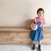 2026 Ropa Infantil Coreana Verano Nuevo Estilo Niñas Versión Coreana Falda de Mezclilla Media Falda 122230