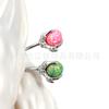Pendientes de titanio Jiang F136 con forma de garra de dragón, bola de ópalo, ópalo G23, aleación de titanio, joyería para piercing corporal, hueso de oreja, uña.