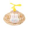 Chapéu de Palha para Animal de Estimação Cruzado Chapéu Moinho Chapéu de Sol para Cachorro Festa de Carnaval Halloween Chapéu para Animal de Estimação