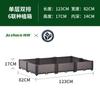 Caja de Plantación Zhixiao Caja Especial para Cultivar Verduras Maceta Rectangular tipo Plato para Balcón Maceta Grande para Verduras Artefacto para Interiores Exteriores