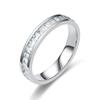 Anillo de Aliento de Bebé Mismo Estilo que la Celebridad de Internet de Douyin para Mujer, Anillo de Pareja Completo de Diamantes de Zirconia, Joyería al por Mayor Experta en Tendencias Ing