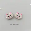 Acessórios para Joias DIY Cabeça de Gato Grampo de Cabelo Chaveiro Pulseira Acessórios de Resina Materiais para Joias Artesanais Exclusivamente para Fornecimento Transfronteiriço
