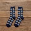 Comercio Exterior Transfronterizo Otoño e Invierno Calcetines Nuevos para Mujer Calcetines Media Caña Calcetines de Estilo Étnico Retro Calcetines Cálidos para Mujer Fabricantes Venta al por Mayor