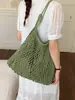 Bolso de Hombro Grande de Paja Tejida Hueca de Nuevo Estilo Verano 2026 para Mujer Bolso Nuevo de Verano 2026