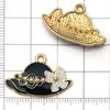 Bolsas Femininas de Liga de Zinco com Pingente de Gota de Óleo Vendidas Quentes Transfronteiriças Pingente de Chapéu de Batom Pulseira Colar DIY Acessórios de Joias