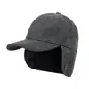 Gorros Cálidos de Otoño e Invierno para Hombres, de Mediana Edad y Mayores, Gorras de Béisbol a Prueba de Viento que Protegen los Oídos, Gorras de Béisbol Lisas de Papá para Hombres