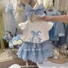Vestido de Princesa para Niñas Vestido de Verano 2025 Nuevo Estilo Traje de Verano para Niños Falda de Niña Pequeña a la Moda Ropa Casual