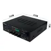 SUNBUCK Shanyu Máquina Amplificadora para el Hogar Amplificador de Karaoke Transformador en Anillo Alta Potencia con Ranura para Tarjeta Control Remoto Amplificador Bluetooth