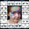 Amazon Stencil de Pintura Facial Infantil Maquiagem de Palco Cosplay Pintura Facial Canto do Olho Modelo de Estêncil para Impressão DIY