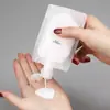 Bolsas de recarga para viaje, champú desechable portátil, loción, cosméticos, gel de ducha, artículos de tocador, botellas de recarga