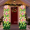 Placas de Chão Populares de Natal Transfronteiriças, Decorações de Caixa de Presente de Natal, Caminho Externo, Passarela, Terraço, Suprimentos para Festa no Jardim