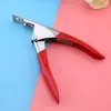 Atacado de fábrica arte de unha corte de uma palavra em U unha unha cortador de unha cortador de unha ferramenta de tesoura para aparar extensão de unha terapia de luz