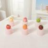 Mini Frutas DIY Pinça Pequena Cola de Nariz Gesso de Chocolate Molde de Silicone Artesanal