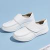 Zapatos de Enfermera Zapatos de Hombre Zapatos Blancos de Doctor Tacón Plano Suela de Respaldo Suela Suave Zapatos de Trabajo Casuales Transpirables Zapatos de Cuero de Negocios para Papá