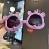 Gafas de Sol Polarizadas para Niños Capibala Verano Oso Lindo Súper Lindo Bebé Resistentes a los Rayos UV Gafas de Sol de Silicona Suave