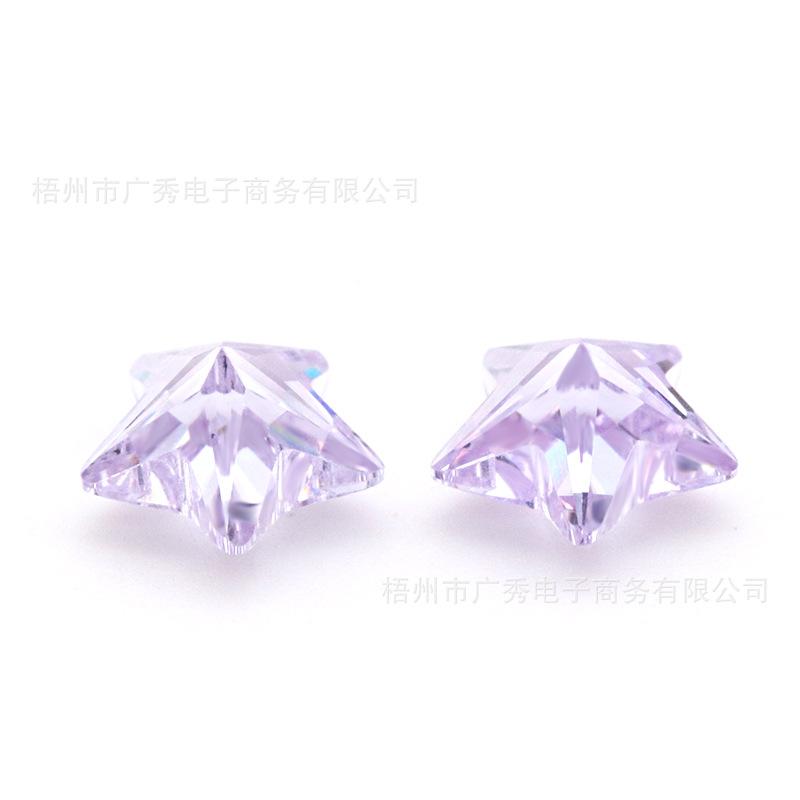 五角星变蓝锆石
