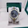 Reloj de Pulsera de Acero Oyster Log para Hombre Reloj de Cuarzo con Manecillas Correa de Acero Sólido Log Verde Reloj con Calendario