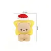 Decoração de Bolo de Natal 2025 Estrela de Natal Urso Laço Coelho Enfeites Linha de Natal Cachorro Plug-in Plug-in