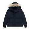 Chaqueta de Invierno Cg para Pareja Estilo Europeo y Americano con Capucha Desmontable y Cuello Grande de Plumón de Ganso, Alternativa Asequible, En Stock Transfronterizo