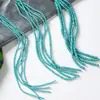 Venta Caliente Transfronteriza Ábaco Turquesa Cuentas Cristal Natural Ágata Jade Cuentas Espaciadoras Cuentas Sueltas Accesorios para Joyería DIY