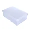 Caja de Almacenamiento Transparente de Plástico para Zapatos de Hombre, Caja de Zapatos para Mujer, Caja de Almacenamiento Transparente, Engrosada, de Un Bocado, Rice Flip-top