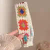 Pinza para el flequillo de la frente con lindo patrón floral pequeño, pinza para flequillo francés, diadema para lavarse la cara, pinza para el pelo de mujer para la parte trasera de la cabeza