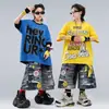 Roupas da moda infantil para dança de rua estilo hip-hop roupas hip-hop legais e estilosas para meninos e meninas para apresentações de rua infantil