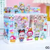 Nuevo Producto de Dibujos Animados Sanrio Set de 10 Pegatinas con Caras Lindas para Decorar Botellas de Agua, Materiales para Teléfono y Papel de Diario sin Rastro