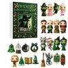 Muñeco de Nieve Bigfoot Transfronterizo, Bruja Maligna, Casa Embrujada Calendario de Cuenta Regresiva Navideña Caja Sorpresa Adorno Acrílico